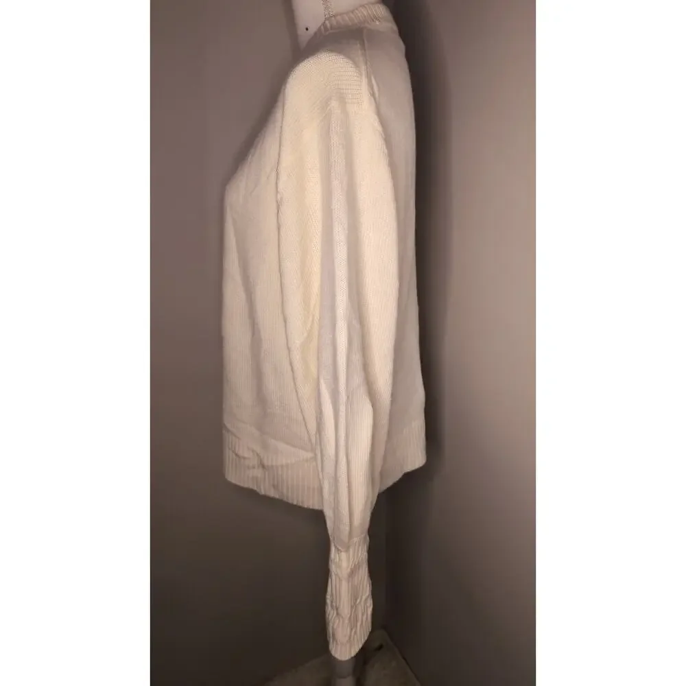 Proenza Shouler designer knit Merino wool plain sweater lg - Picture 7 of 14